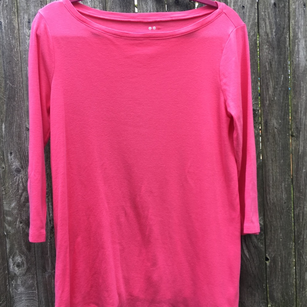 THREE DOTS 3/4 SLEEVE TEE: LIKE NEW